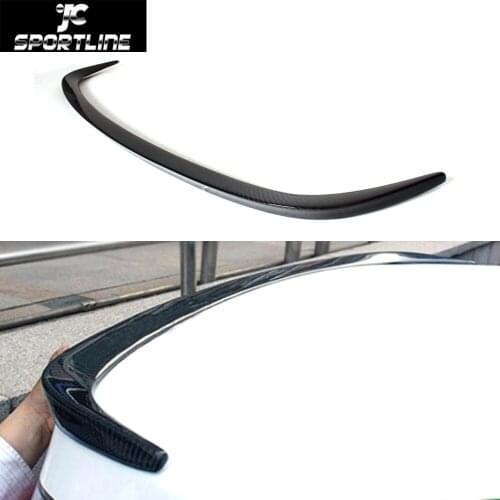 Car-styling Carbon Fiber Auto Racing Trunk Spoiler Lip for BMW 530i E60 2004-2010