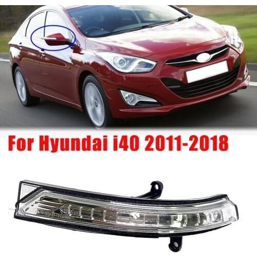Car LED Rearview Mirror Light Reversing Mirror Turn Signal Indicator Lamp For Hyundai i40 2011-2018 #876143Z000 876243Z000