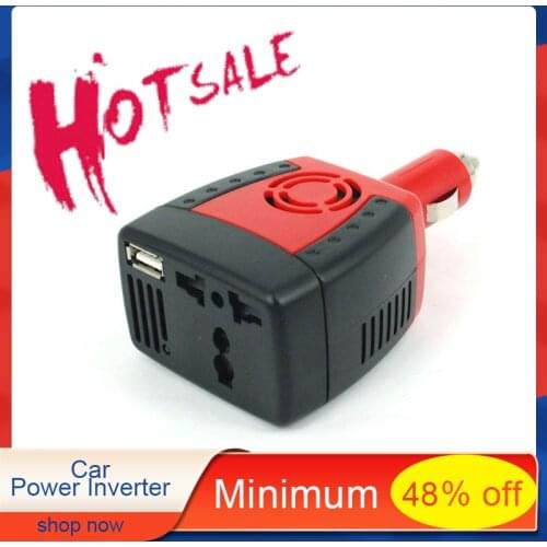 150W Car Power Inverter Cigarette Lighter Car Charger USB 12V DC To 220V/110v AC Converter Adapter Car Accessories Converters