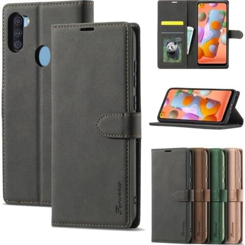 Retro Case For Samsung A11 A52 A32 A72 S21 A02S Flip Leather With Card Pocket Wallet For Galaxy A01 A12 A21 A31 A41 A51 A71