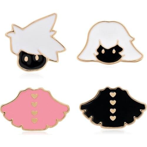 Game Sky Guangyu Anime Metal Button Enemal Brooch Pins Medal Rhythm Prairie Shiratori Costume Souvenir Cosplay Gifts