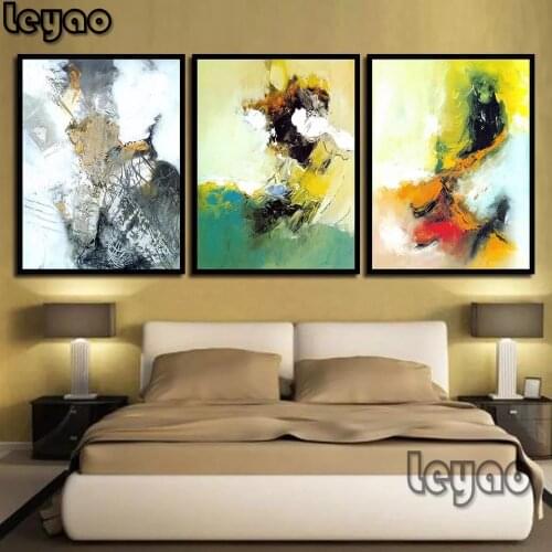 Graffiti Painting Colorful Abstract Landscape 5D DIY Diamond Painting Embroidery Cross Stitch Rhinestone Mosaic Christmas Gift