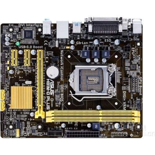 ASUS H81M-D PLUS motherboard DDR3 LGA 1150 USB2.0 USB3.0 I3 I5 I7 CPU 16GB H81 Desktop motherborad