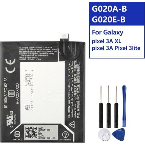 Original Replacement Battery For Google Pixel 3A XL G020A-B Google Pixel 3A Pixel 3Lite G020E-B Genuine Battery