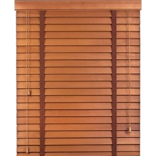 Luxury european style classic horizontal shades wood venetian blinds for windows