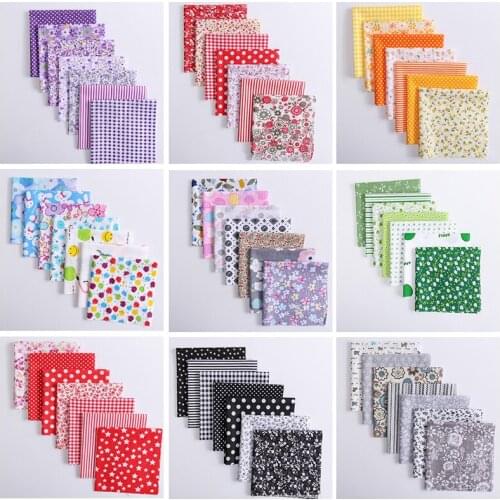 50*50cm Or 50*40cm Thin Twill Print Cotton Fabric Flower Patchwork Sewing Fabric Sold As Bundle For Kids And Masks
