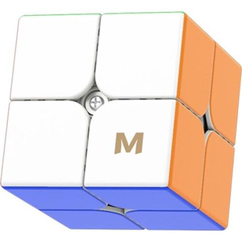 YJ Mgc 2x2 Elite M 2x2 Stickerless Speed Cube Yongjun Mgc Elite 2x2x2 Magnetic MagicCubes Puzzle Mgc 2x2 Elite Educational Toys