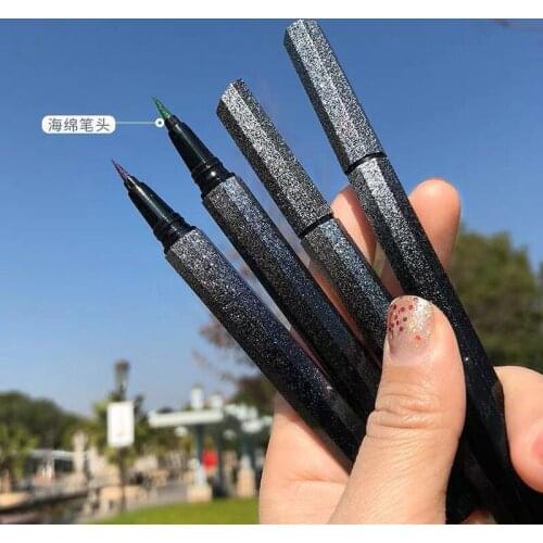 ColorfulMatte Liquid Eyeliner Pencil Waterproof Makeup Liquid Eye Liner Blue Green Yellow Red Eyes Cosmetics Pen