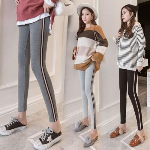 Winter Thick Warm Cashmere High Waist Black Pants Women High Elastic Skinny Stretchy Ladies Trousers Pantalones Korean Fashion