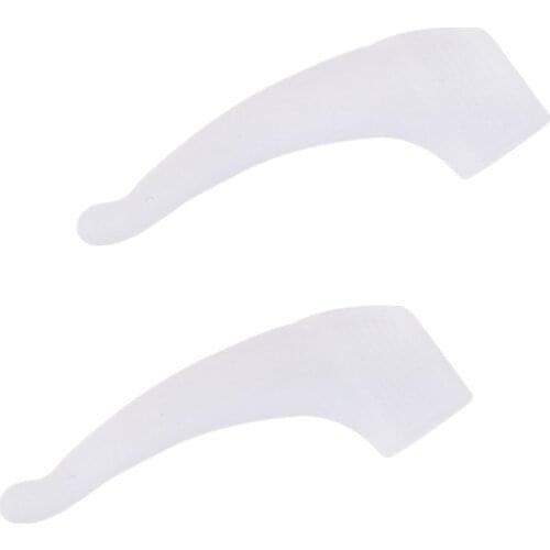 1 Pair Eyeglasses/Sunglasses/Spectacles Eyewear Ear Hook Lock Tip Holder (White)