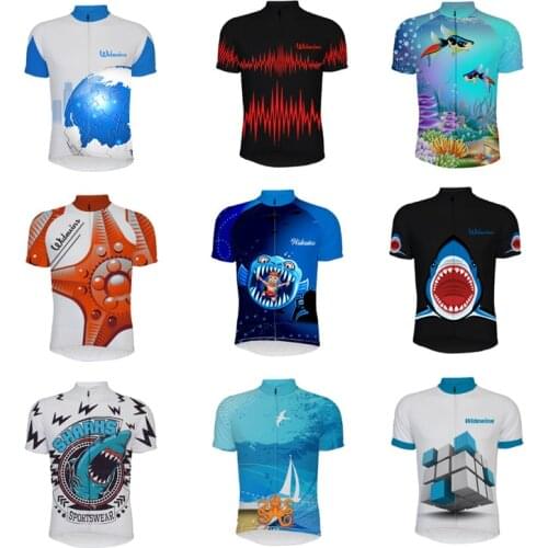 2019 cycling jersey Mens Bike jersey Pro MTB Shirts Team Maillot Ciclismo Top Racing Bicycle jersey road jerseys red Shark