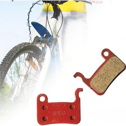 35% Discounts Hot! 1 Pair Bicycle Brake Pad Compact No Noise Semi-metal Detachable Brake Disc Pad for MTB Road Bike
