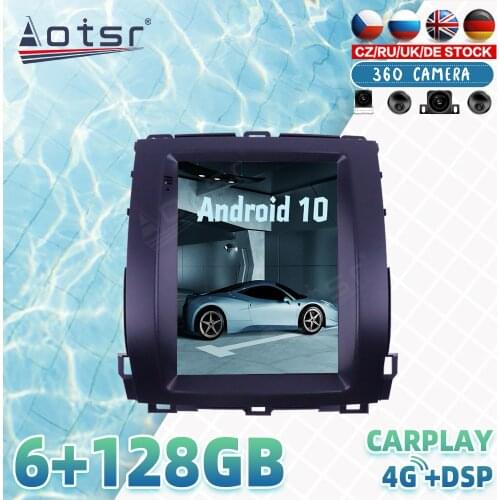 For Toyota Prado120 For Lexus GX470 2002+ Android Car Radio Player GPS Navigation 360 Camera Auto Stereo Multimedia DSP Carplay