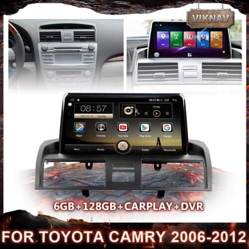 IPS Android 10.0 6+128G Car GPS Navigation For Toyota Camry 2006-2012 Radio Auto Stereo Receiver Multimedia Player Head Unit