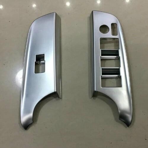 For RHD Toyota SIENTA 2018 2019 ABS Window Control Panel Glass Lift Switch Cover Trim Protector Sticker Car Styling Accessories