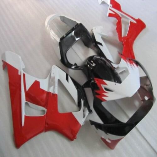 HOT-Injection mold Fairing kit for CBR900RR 929 00 01 CBR 900RR CBR 900 RR 2000 2001 Red black white Fairings set