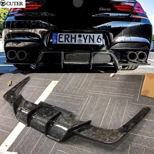 F06 F12 F13 M6 mix Carbon Fiber rear diffuser rear lip for BMW F06 F12 F13 M6 6 series rear bumper 13-16