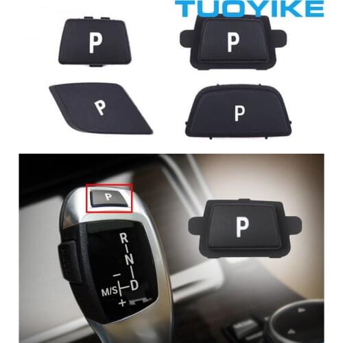 Car Gear Shift Lever Auto P Parking Button Cap Cover For BMW 3 5 7 X3 X4 X5 X6 Series E90 F30 F10 F01 F25 F26 E70 F15 F16 G30