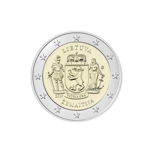 Lithuania 2019 Samogitia 2 Euro New Original Coin Unc Genuine Euro Coins