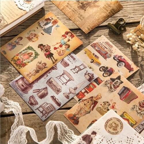 10pcs/pack Ancient European life Series Sticker DIY diary planner sticker for decoration Kids DIY tool packaging label