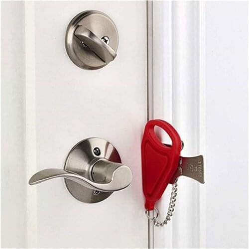 New Portable Door Lock Portable Safety Door Lock Hole-free Punch-free Door Closer