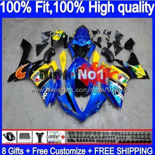 OEM Injection For YAMAHA YZF R 1 YZF 1000 YZF R1 07 56MC.0 YZF1000 YZF-1000 YZF-R1 2007 2008 YZFR1 07 08 Fairings Shark fish New