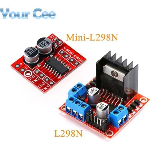 L298N Driver Board Module Mini L298N Stepper Motor Smart Car Robot Breadboard Peltier L298 DC Motor Driver for Arduino