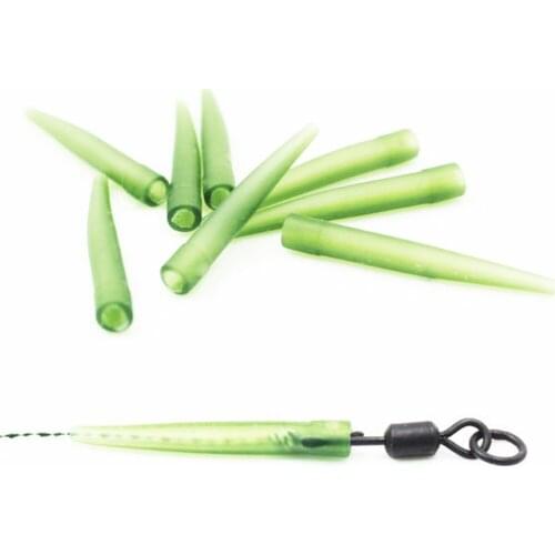 30/50/100PCS Fishing Hook Anti-tangle Rubber Sleeve Lightness and Portability No Space Occupy for Hair Rig Carp Fishing Tool