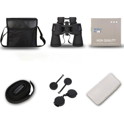 NEW 20X50 HD Binoculars 1000M Long Range Folding Night vision device Telescope Optics For Hunting Sports Outdoor Camping Travel