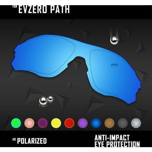 OOWLIT Lenses Replacements For Oakley EVZero Path Sunglasses Polarized - Multi Colors