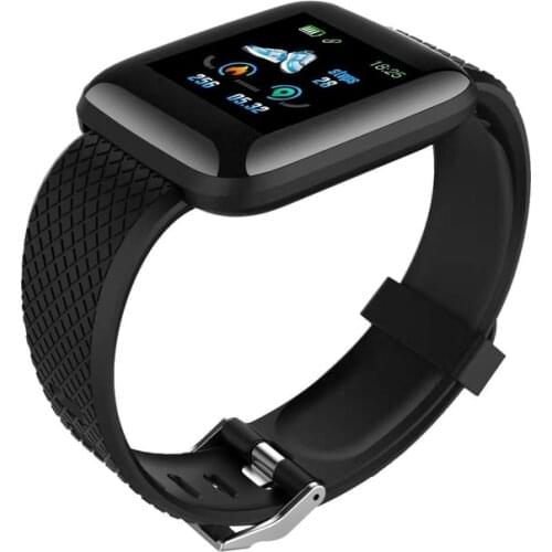 USB Charging Heart Rate Blood Pressure Monitor Multi-sport Modes Smart Watch