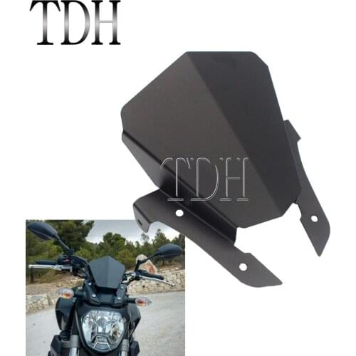 Aluminum 6061 Motorcycle Windshield Wind Screen For Yamaha MT-07 FZ-07 MT07 FZ07 MT FZ 07 2013-2017 Wind Air Deflectors
