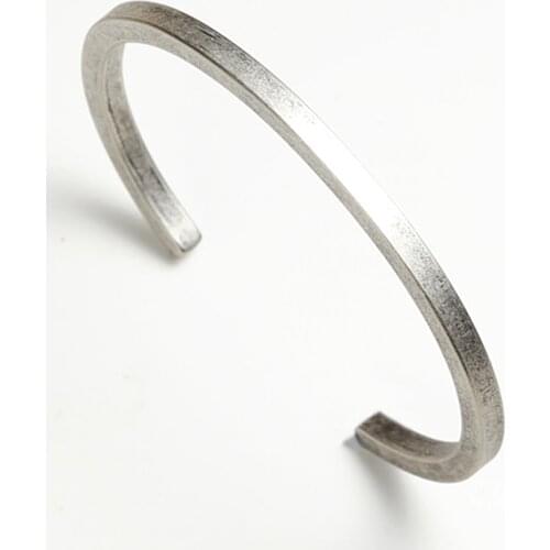 Vintage Stainless Steel Bracelet Men 1314 Lover Couple Jewelry Cuff Bangles Open Bracelets For Women pulseira masculina feminina