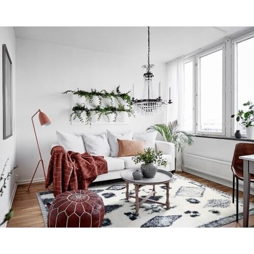 Vision Taste Morocco Wind Northern Europe Concise A Living Room Tea Table Carpet Soft Comfortable Bedroom Bedside Carpet