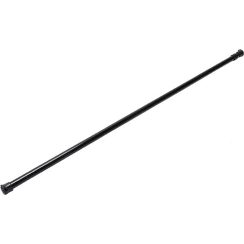 Extendable Telescopic Spring Loaded Net Voile Tension Curtain Rail Pole Rods,70~120cm,Black CNIM Hot