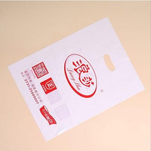 W15*H20cm(5.9' *7.8') A5size print logo cosmetic shopping plastic bag / print logo plastic shopping bags