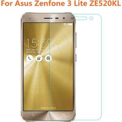 For Asus Zenfone 3 Lite Tempered Glass Original 9H Protective Film Explosion-proof Screen Protector for ZE520KL 5.2 inch