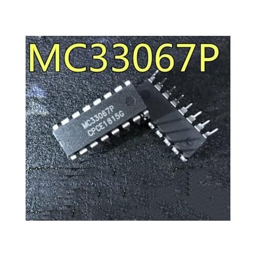 1pcs/lot MC33067P MC33067 DIP16 In Stock