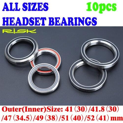 10 pcs bicycle headset repairing bearings for bike bicycle headset all sizes bicycle repairing headset bearings free shipping