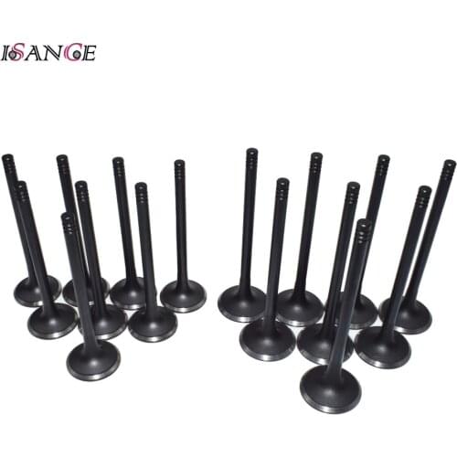 16pcs Intake Exhaust Valve For Daewoo Leganza Nubira Isuzu Amigo Suzuki Forenza Reno 2.0L 2.2L 1998 1999 2000 2001 2002 03-2008