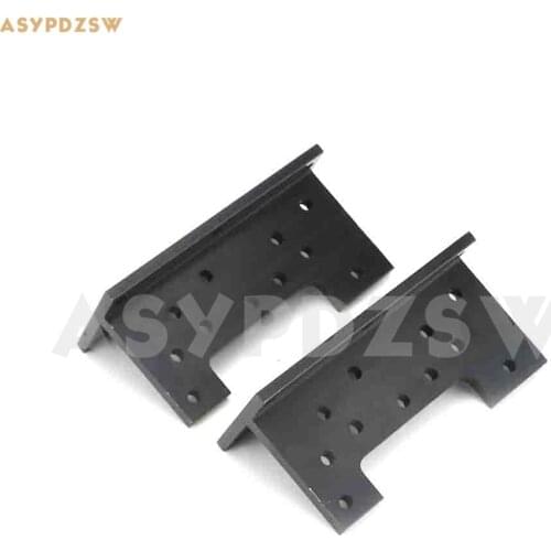 2 PCS 95mm 405 Type T Black angle aluminum For QUAD405 Power amplifier heat sink