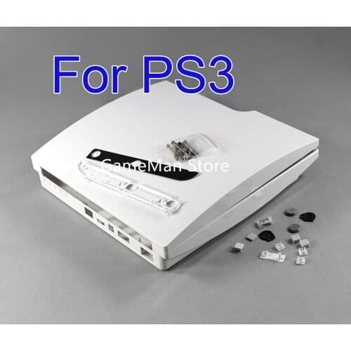 White &black full housing shell case console case for ps3 slim made in China OCGAME