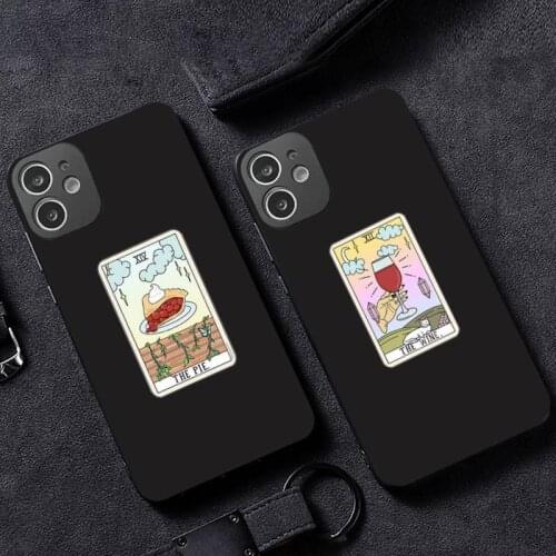 Aesthetic Art pizza coffee Phone Case for iPhone 12 11 mini pro XS MAX XR 8 7 6 6S Plus X 5S SE 2020
