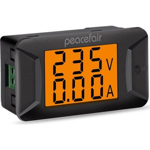 Digital Display AC Voltmeter Voltmeter Ammeter Dual Display Voltage Detector Current Surface Board Ampere Voltmeter