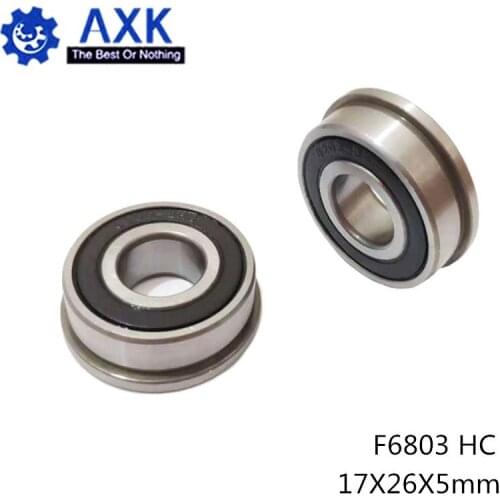 F6803 Hybrid Ceramic Bearing 17*26*5 mm ABEC-1 ( 1 PC) Industry Motor Spindle F6803HC Hybrids Si3N4 Ball Bearings 3NC F6803RS