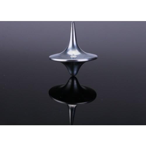 Gyroscope Relieve Stress Toys Gyro Zinc Alloy Creative Toy Finger Gyro Metal Gyroscope Toys, Silver Color