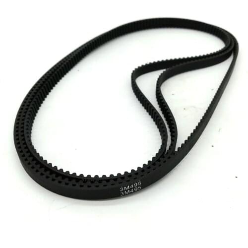 HTD 3M Timing Belt Closed-loop 495mm Length 165 Teeth 6mm Width