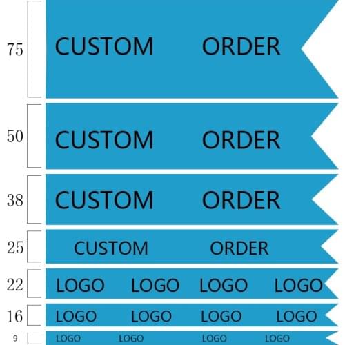 50/100 yards custom ribbon printed Grosgrain/Satin ribbon