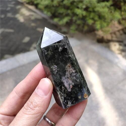 Phantom Crystal Tower Wicca Cristal Pierre Stone Island Stones Ghost Crystals Naturelle Cristaux Natural Healing Decor Quartz