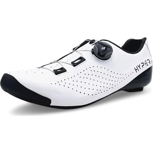 Original HYPER Cycling Shoes Heat Moldable 3K Carbon Fiber Road Bike Sneakers 1 Shoelace Self-locking Thermoplastic Bicycle C08